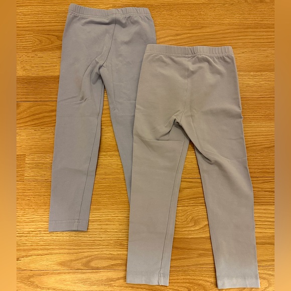 Hanna Andersson Set of Two Bright Basic Leggings Sweet Lavender Size 4T EUC - Picture 2 of 5